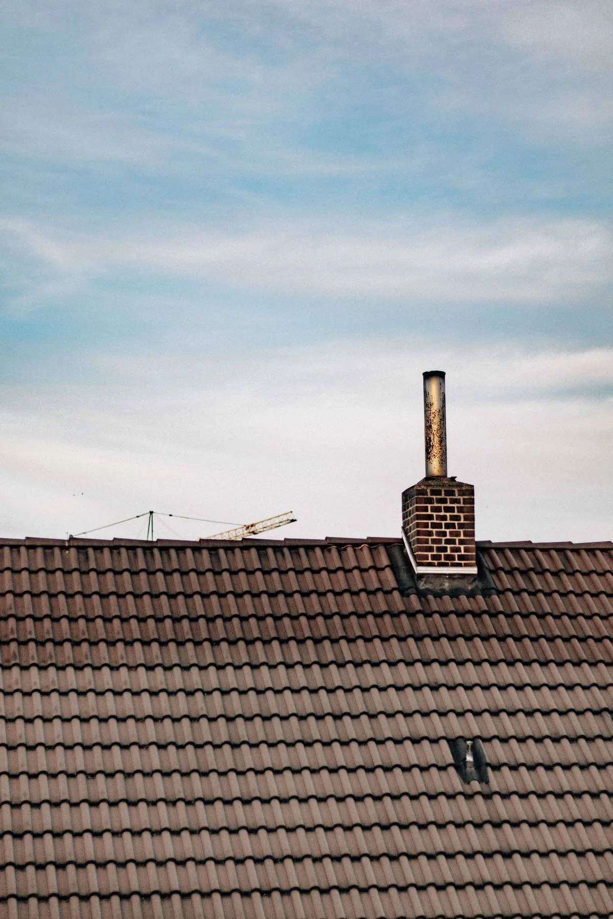 Chimney flashing and roof detail work