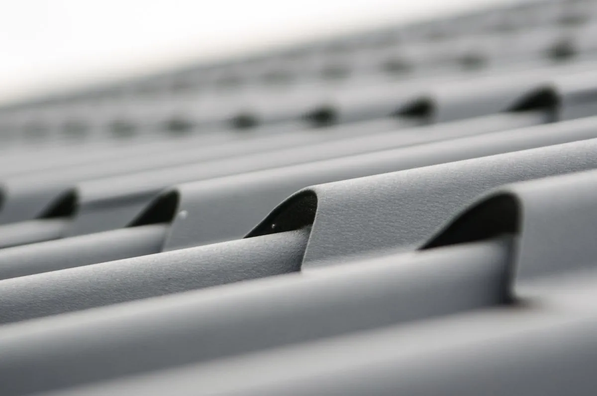 Standing seam metal roofing material